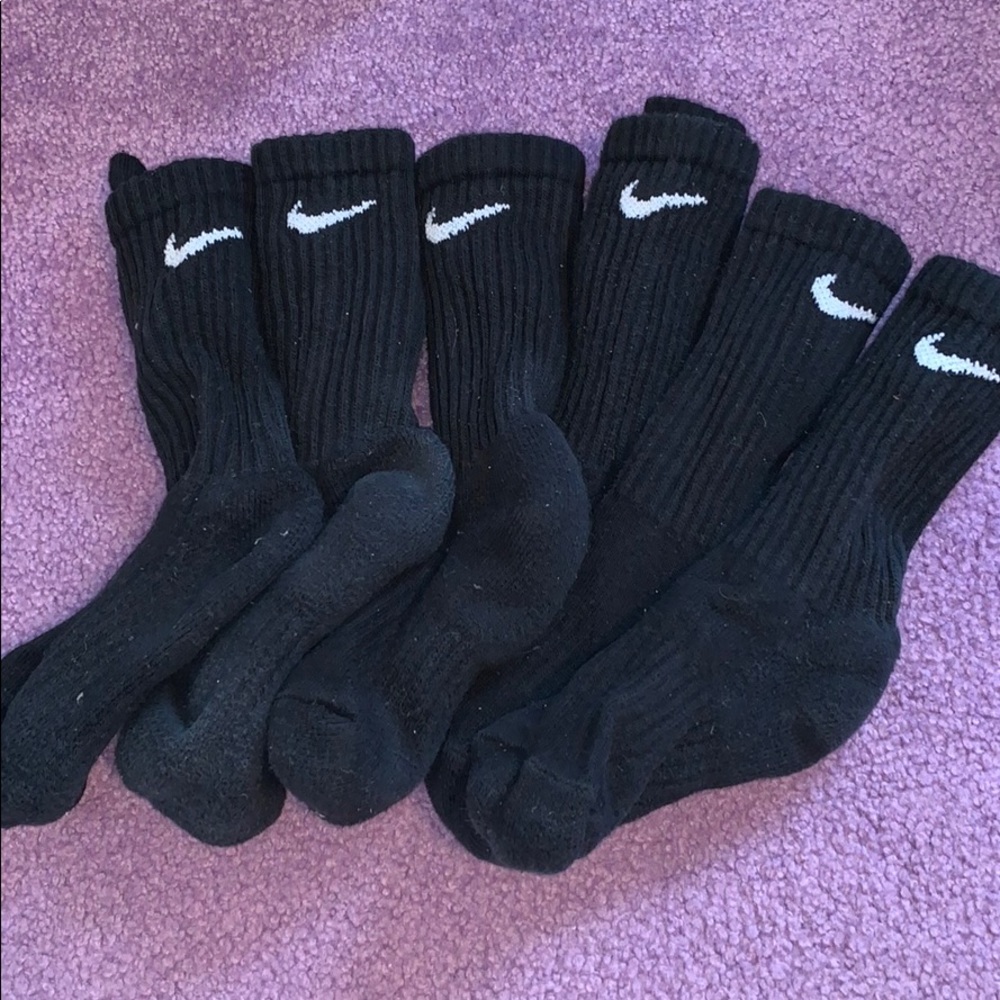 Black Nike Mid Calf Sock